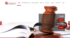 Desktop Screenshot of krauctioneers.com